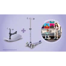 Тротинетка Mini Micro Deluxe Rock & Go LED Lavender Mist