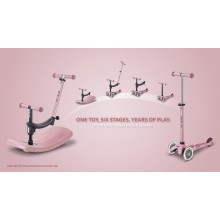 Тротинетка Mini Micro Deluxe Rock & Go LED Dusty Rose