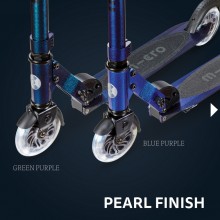 Тротинетка Micro Sprite LED Pearl Green Purple  